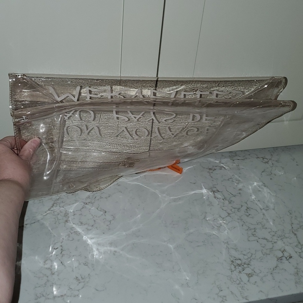 Hermes Vintage Vinyl Clear Kelly Bag Purse - Picture 10 of 16